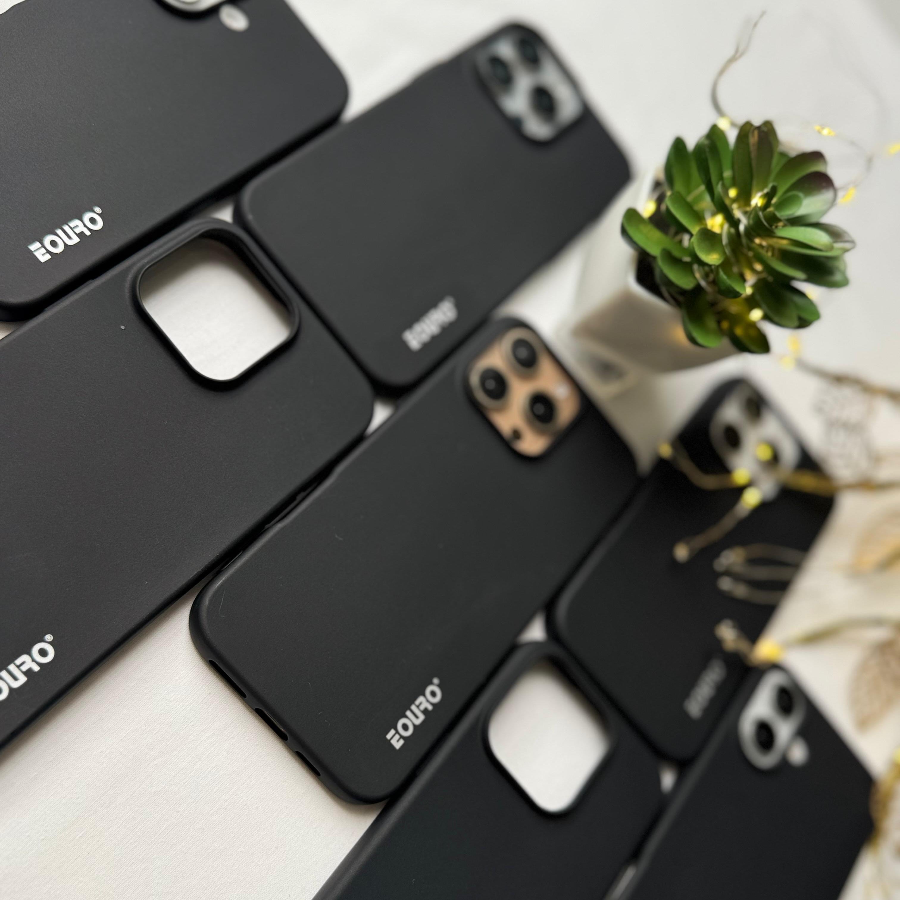Matte Black Back Cover | Slim, Sleek & Strong Grip | iPhone, Samsung, Google Pixel, One Plus, Oppo, Tecno, Mi, Infinix & Vivo