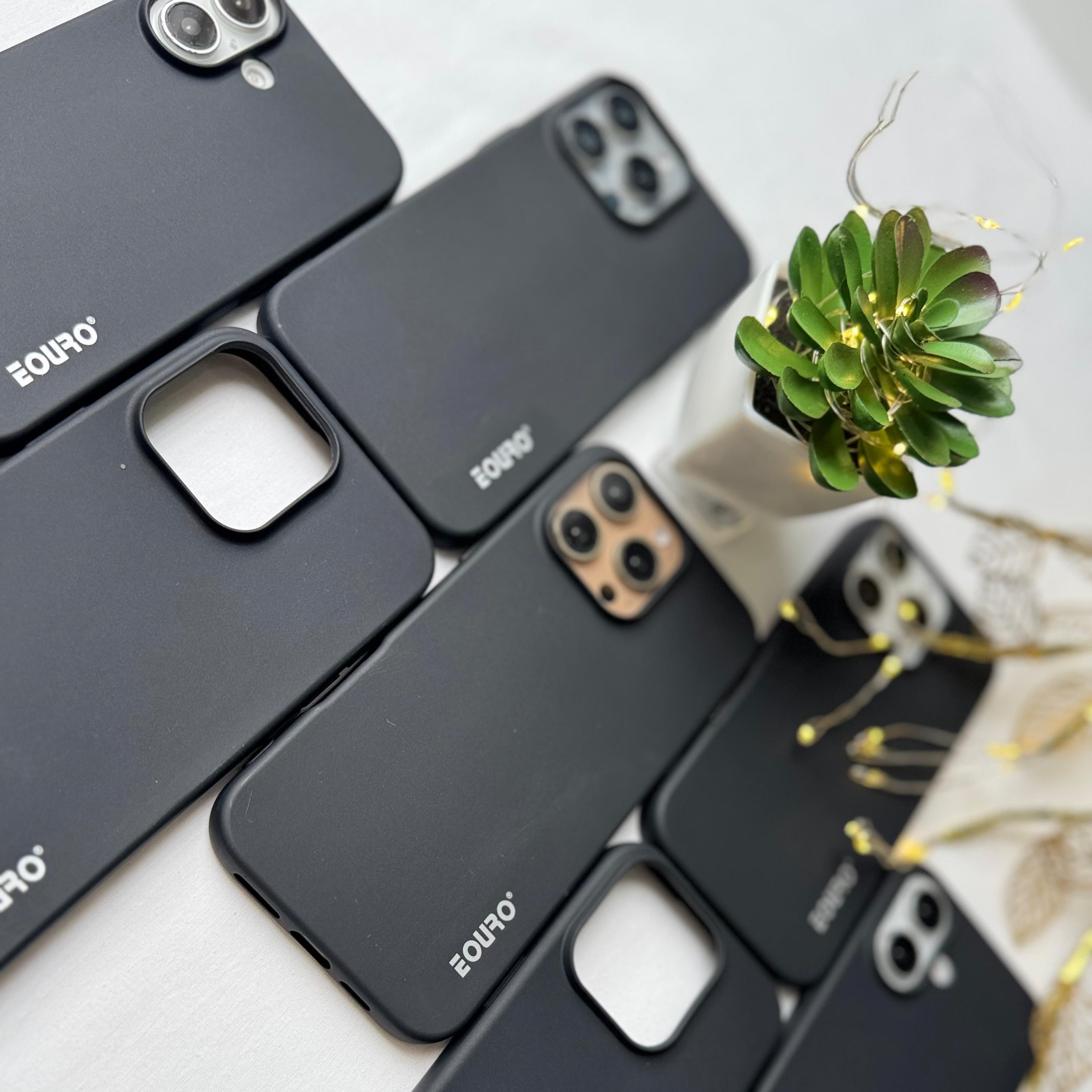 Matte Black Back Cover | Slim, Sleek & Strong Grip | iPhone, Samsung, Google Pixel, One Plus, Oppo, Tecno, Mi, Infinix & Vivo
