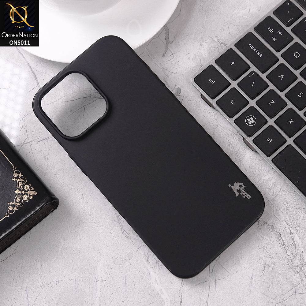 iPhone 16 Pro Max Cover - Black - Soft Silicone + Tpu case with Camera Bumper Protection - Futurestore.pk