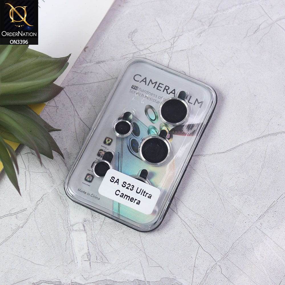 Samsung Galaxy S24 Ultra Camera Protector - Silver - Metal Ring Camera Glass Protector - Futurestore.pk