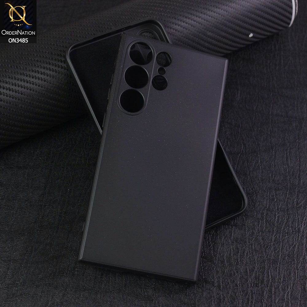 Samsung Galaxy S24 Ultra Cover - Black - ONation Silica Gel Series - HQ Liquid Silicone Elegant Colors Camera Protection Soft Case - Futurestore.pk