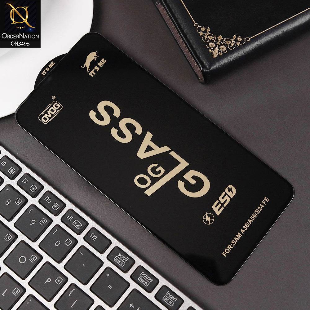 Samsung Galaxy A36 Screen Protector - Black - Xtreme Quality Tempered Go Glass Screen Protector - Futurestore.pk