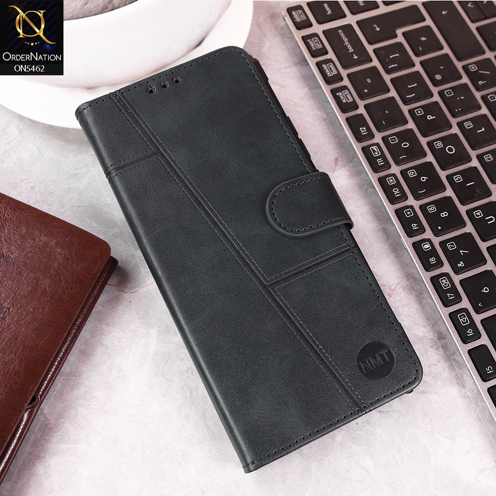 Samsung Galaxy S22 Plus 5G Cover - Blue - Premium Leather Magnetic Flip Book Covers With Card Holding Option