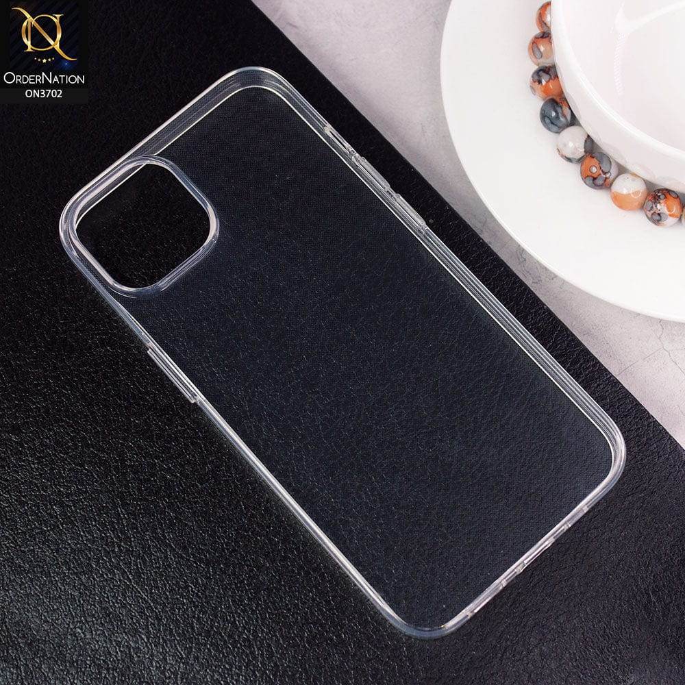 iPhone 13 Cover - Transparent - Soft Silicon Transparent Case - Futurestore.pk