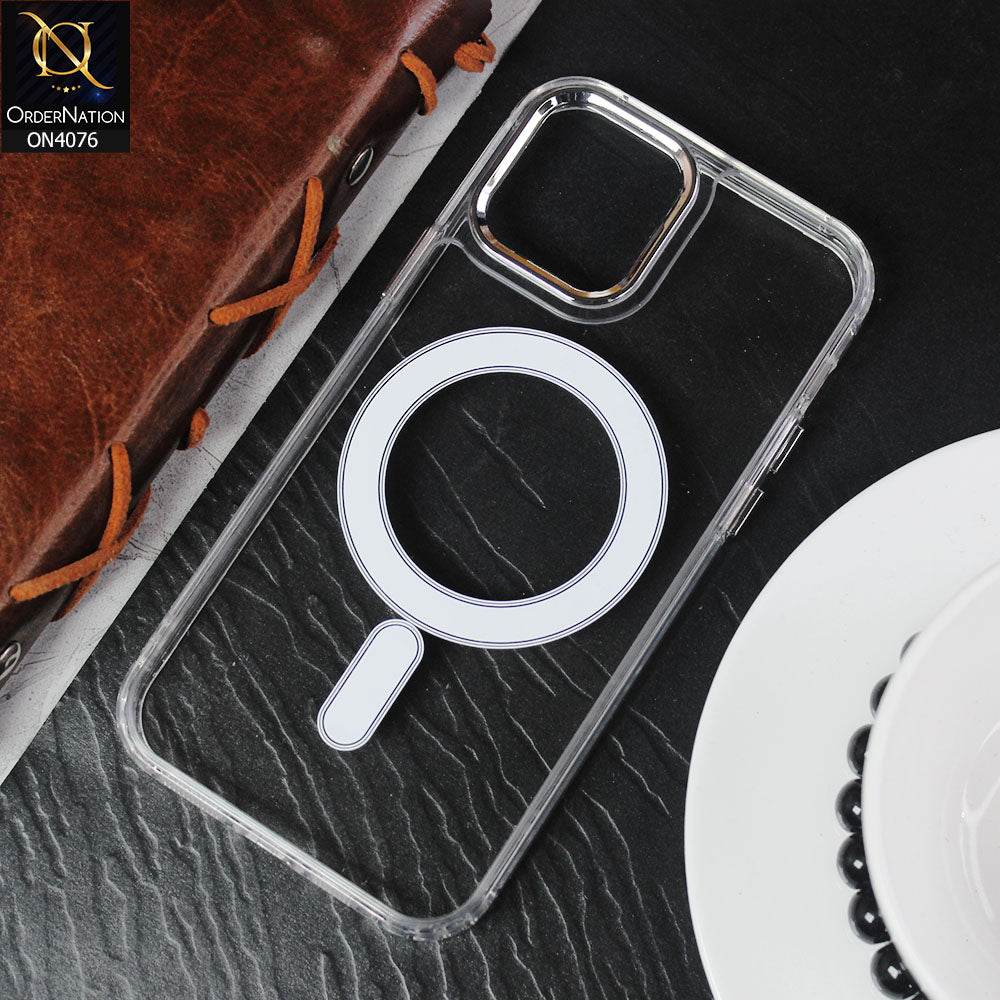 iPhone 13 Cover - Transparent - SheerForce Magnetic Treated Protective Phone Case - Futurestore.pk