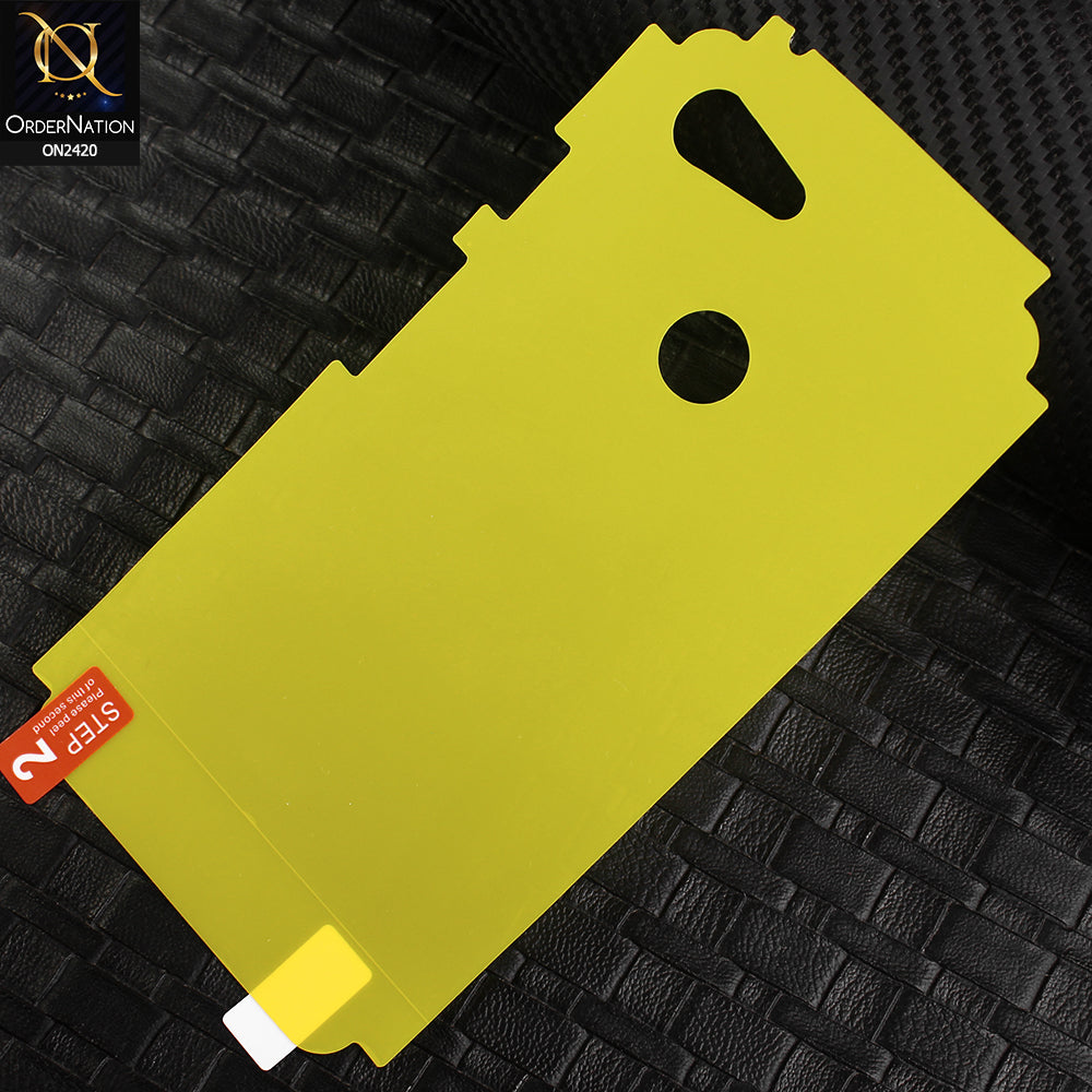 Google Pixel 3 Protector Cover - Transparent Hydro Jell Skin Film Unbreakable Back Protector Sheet IMG_8701 Google Pixel 3