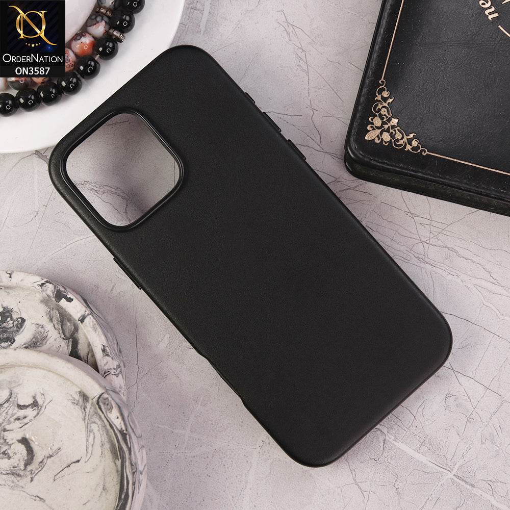 iPhone 16 Pro Max Cover - Black - Premium Quality Silica Gel Soft Silicone Magnetic Case - Compatible with MagSafe (Notification Enabled)