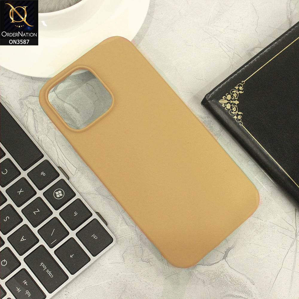 iPhone 16 Pro Max Cover - Mustard - Premium Quality Silica Gel Soft Silicone Magnetic Case - Compatible with MagSafe (Notification Enabled)