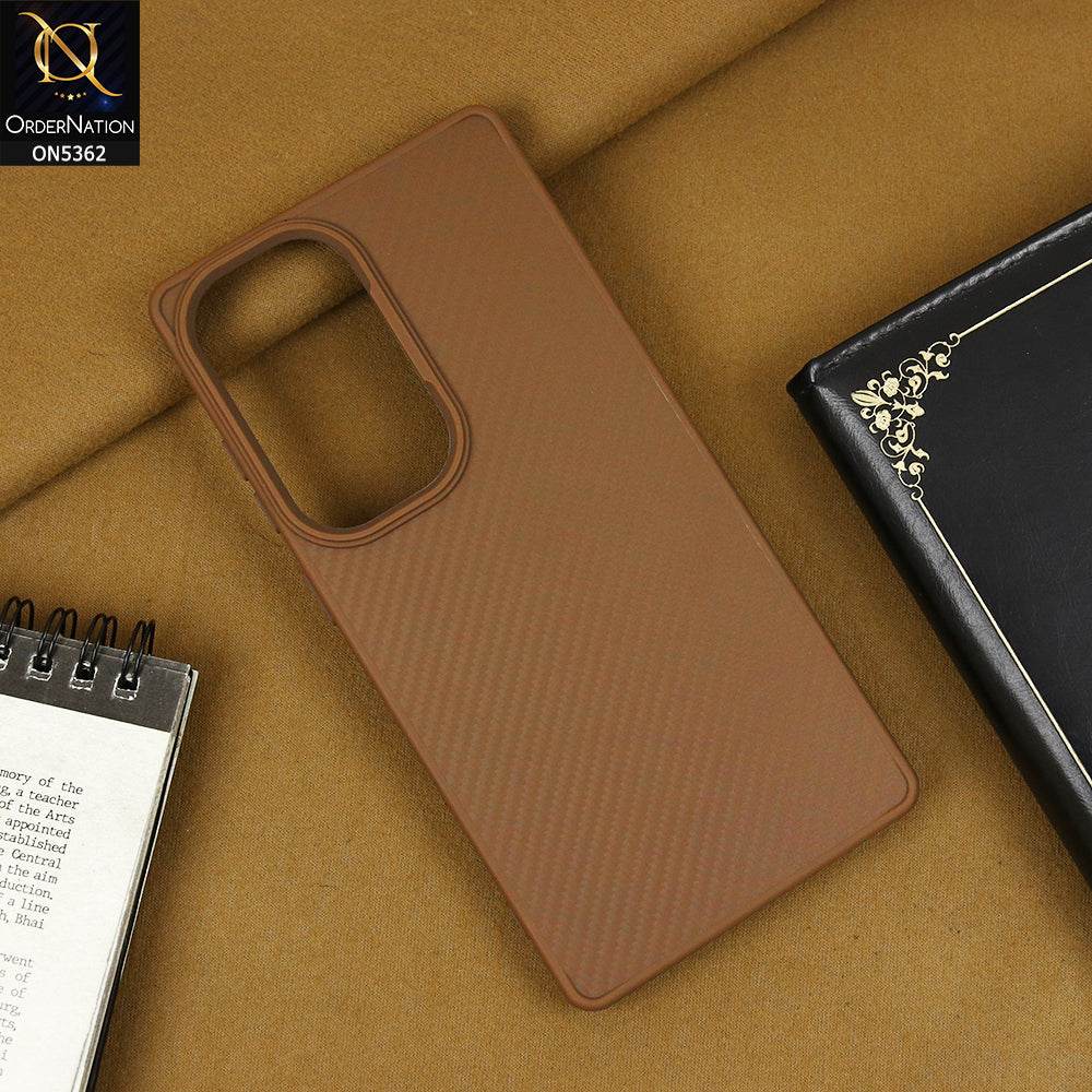 Samsung Galaxy S25 Ultra Cover - Brown - High Quality Soft Silicone Case With Soft Border - Futurestore.pk