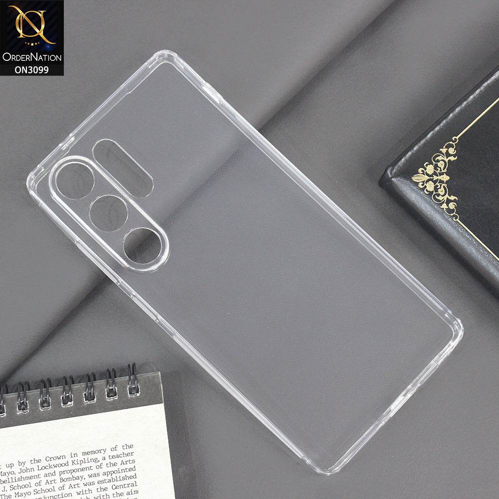 Samsung Galaxy S25 Ultra Cover - Transparent - Soft 4D Design Shockproof Silicone Transparent Clear Camera Protection Case - Futurestore.pk