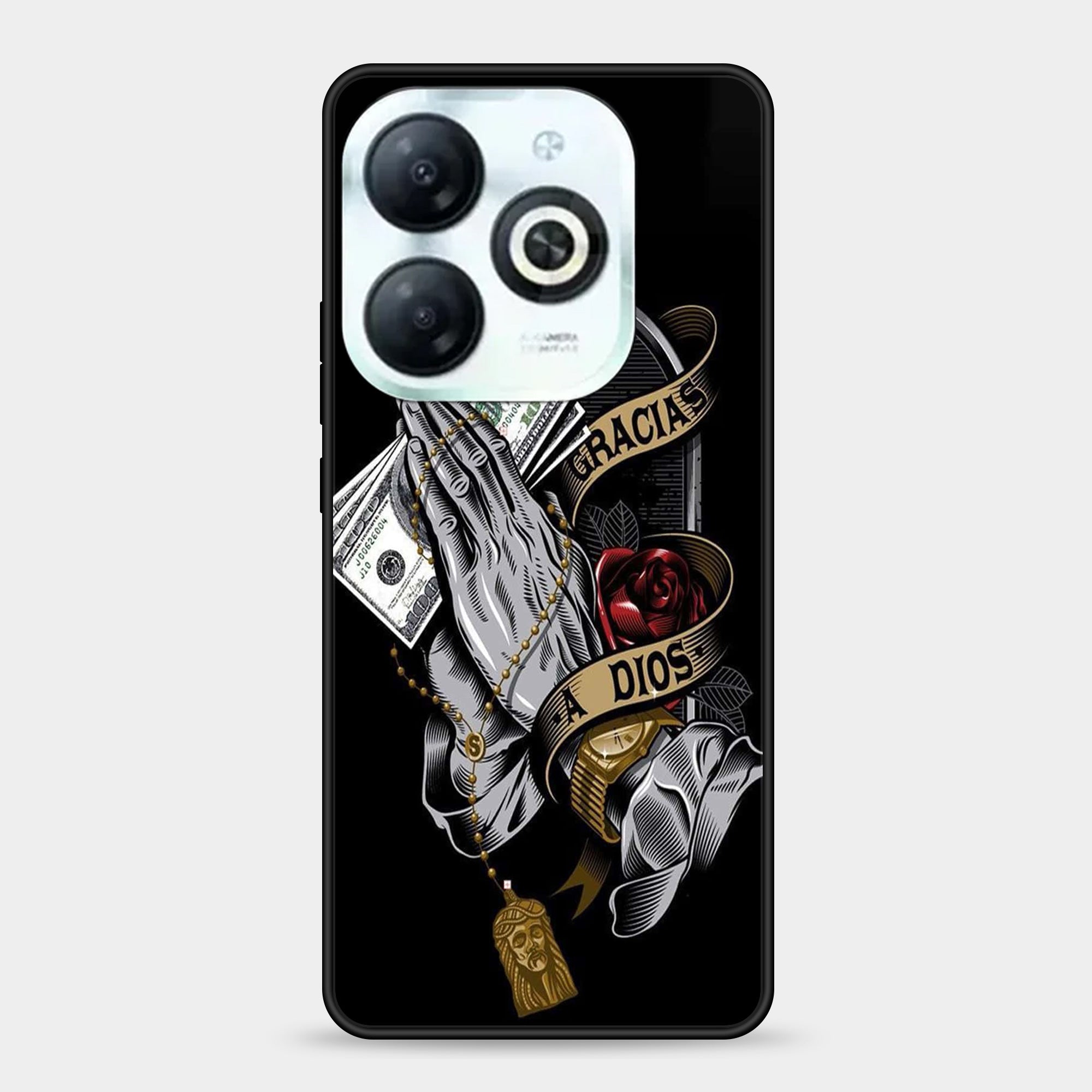 Infinix Hot 40i Design-002 Premium Glossy Phone Case