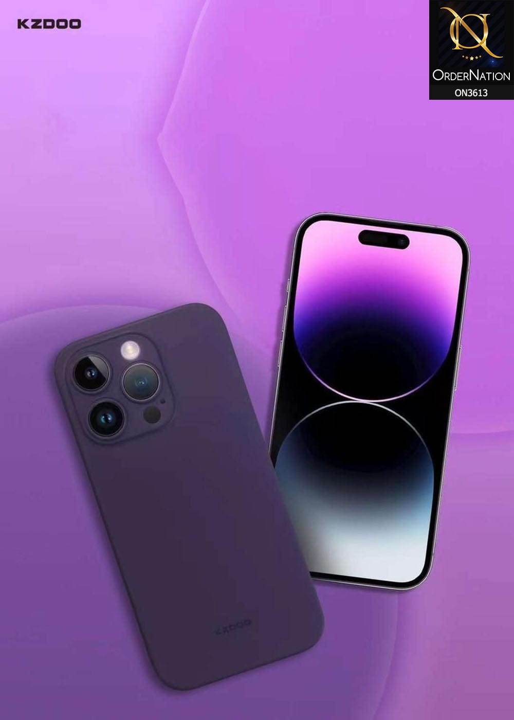 iPhone 16 Pro Max Cover - Black - All New Stylish KZDOO Air Skin Series Ultra Slim Round Borders High Quality Case