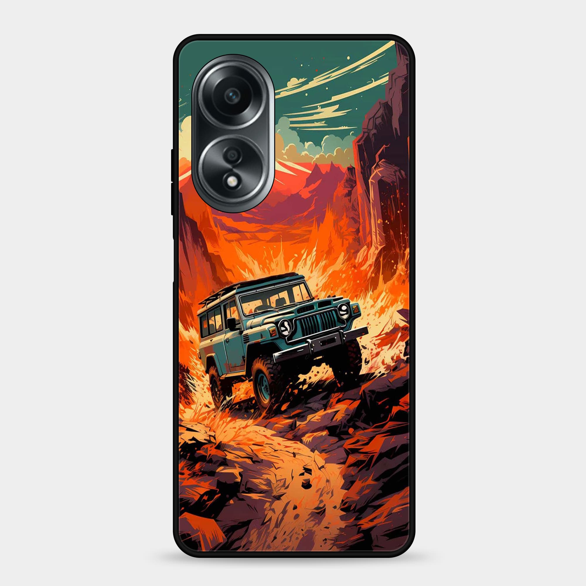 Oppo A58 Design 25 Premium Glossy Phone Case