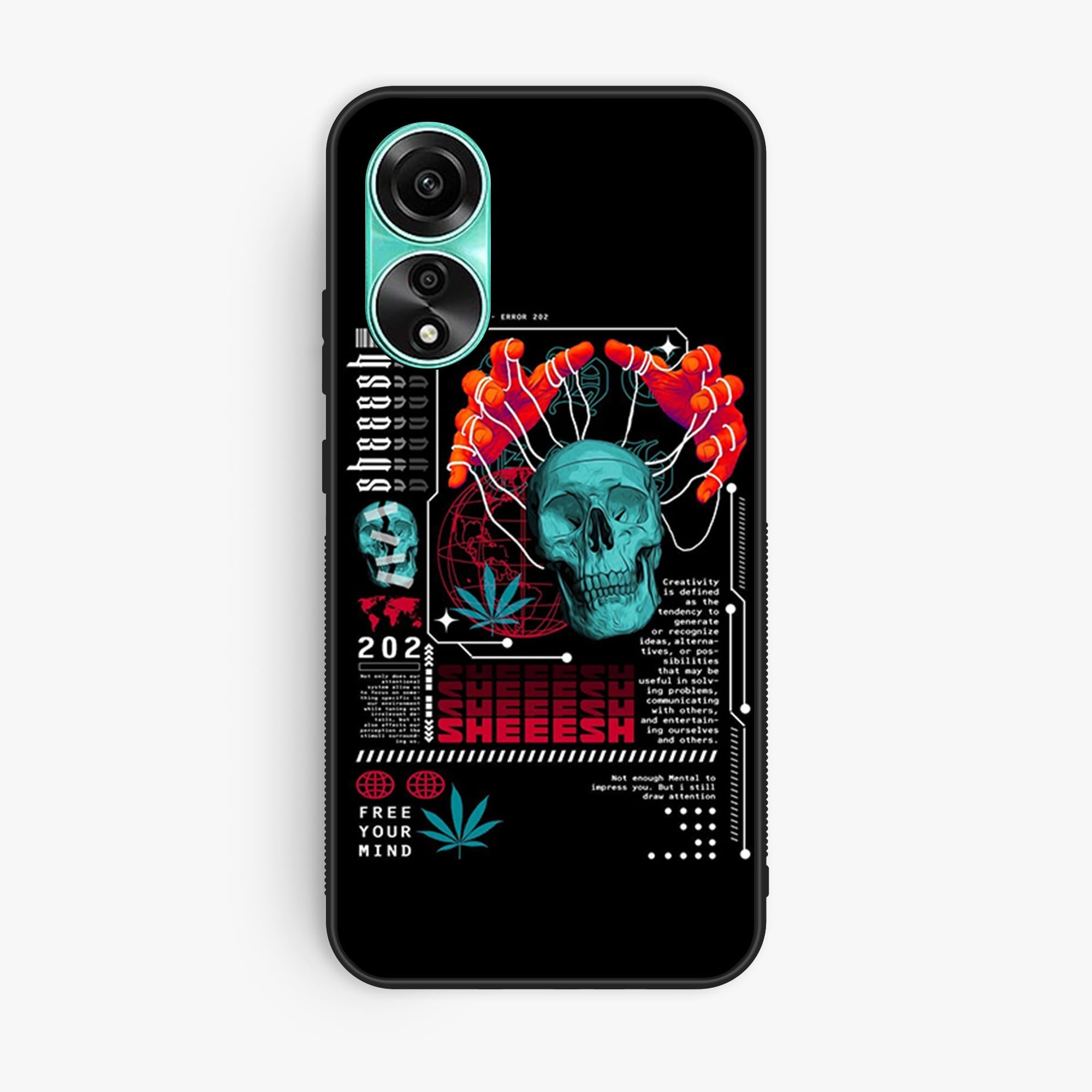 Oppo A78 4G Design 28 Premium Glossy Phone Case