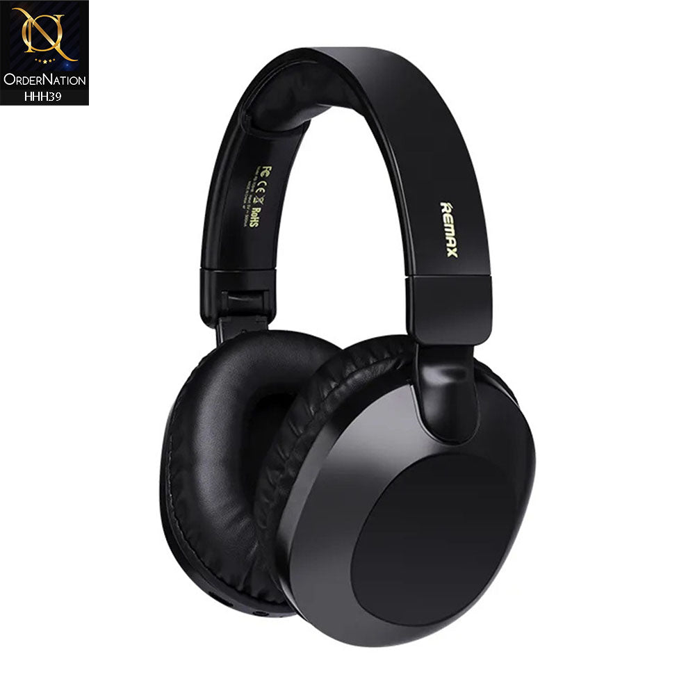 REMAX RB-705HB 800 mAh Foldable Wireless Headphones – 18H Battery Life – 4H Charge – Black