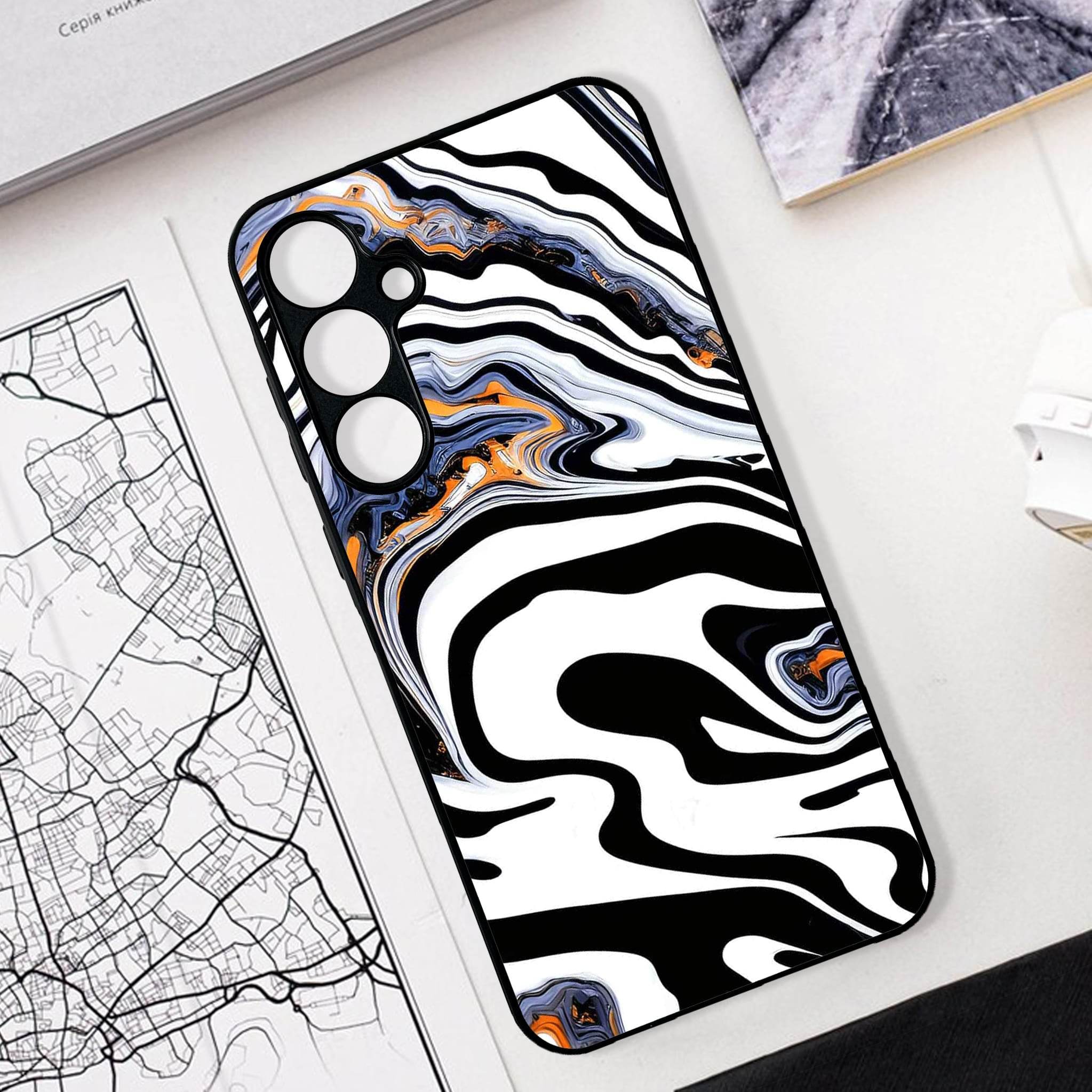 Samsung Galaxy A35 Design 136 Premium Glossy Phone Case