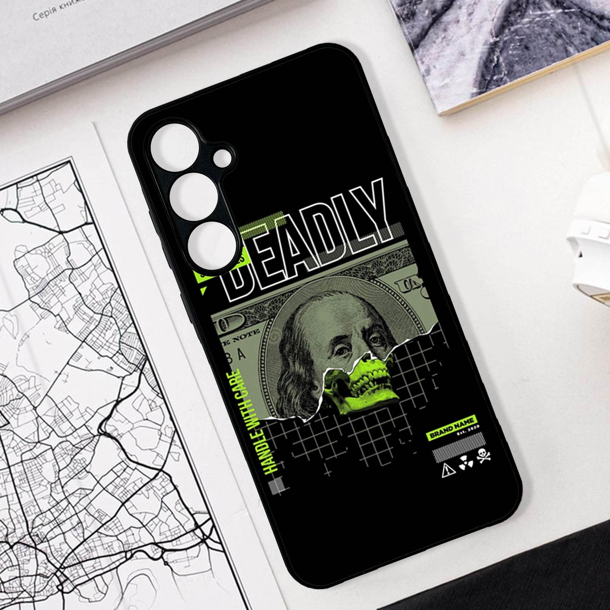 Samsung Galaxy A56 Design 075 Premium Glossy Phone Case
