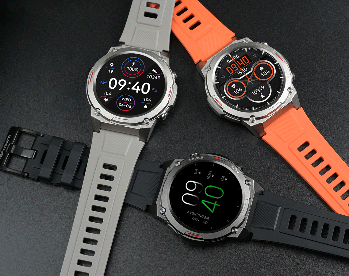 HIfuture Future Go Mix2 - AMOLED Wireless Calling Smartwatch