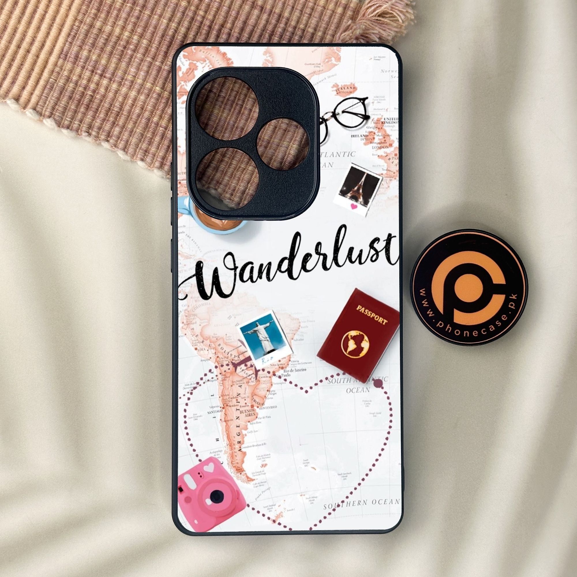 Realme GT 6 World Journey - Premium Metal Printed Soft Bumper Shock Proof Case