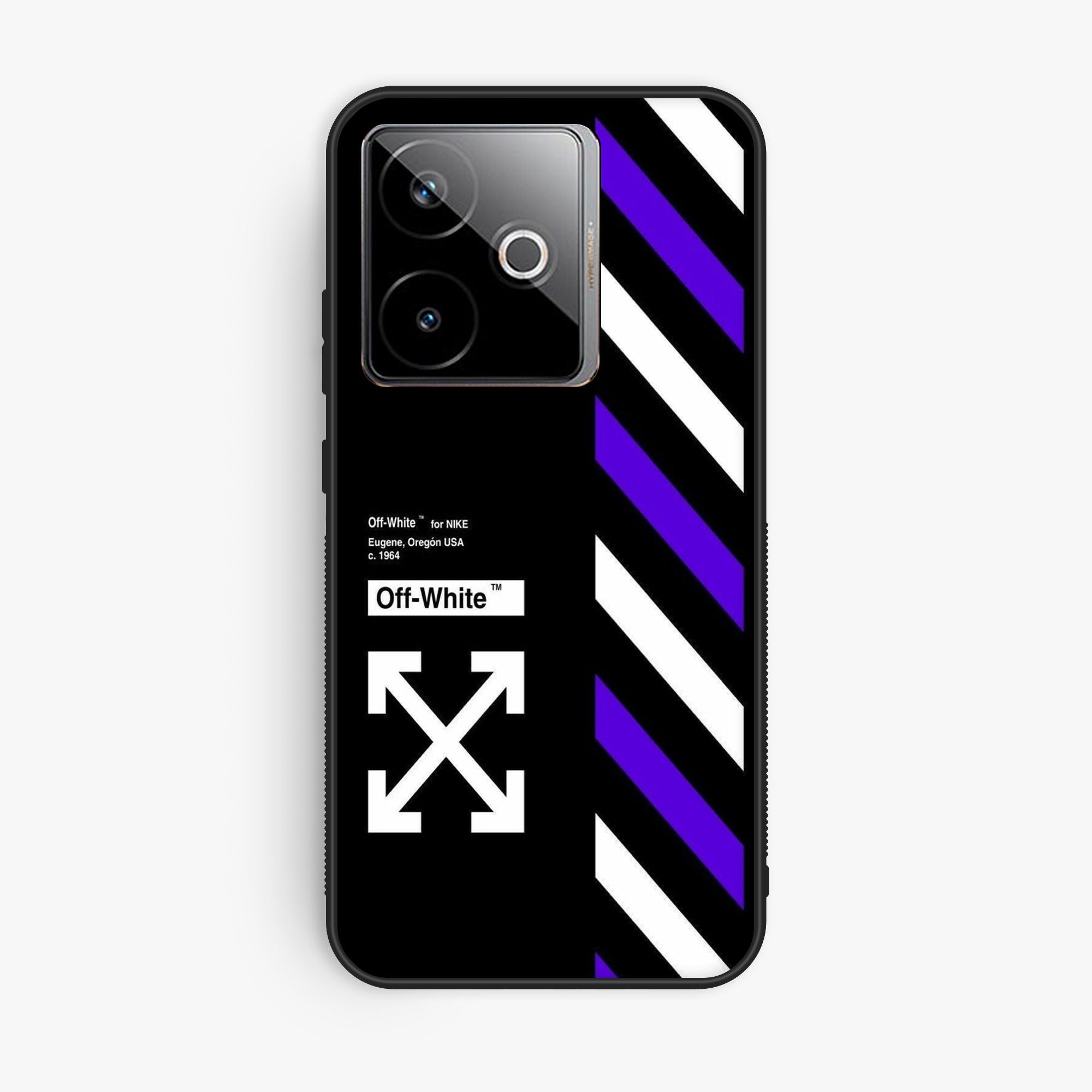 Realme GT 7T - Off White X - Premium Glossy Phone Case