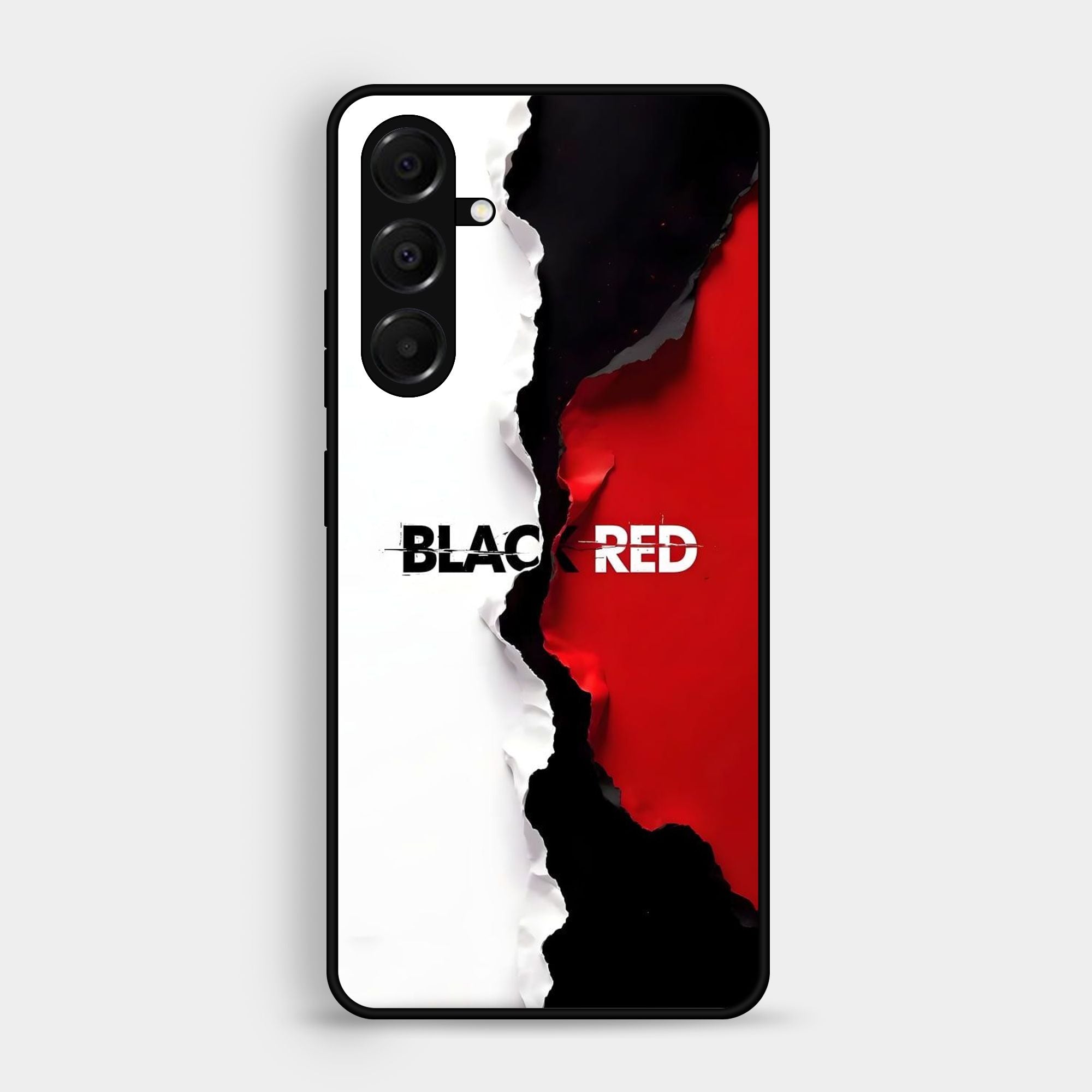 Samsung Samsung Galaxy S23 FE Red Black Premium Glossy Phone Case