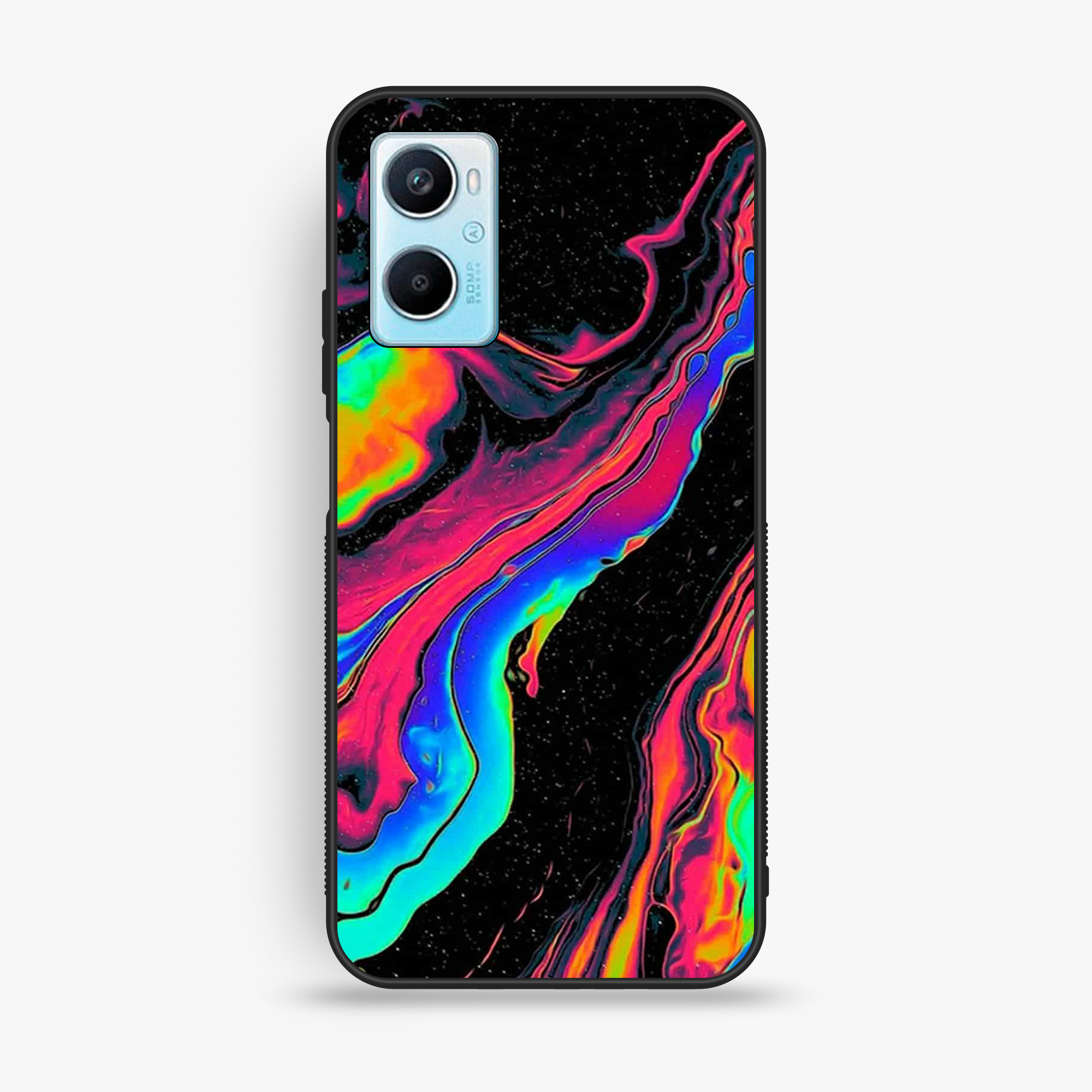 0ppo A96 Design Design 123 Premium Glossy Phone Case