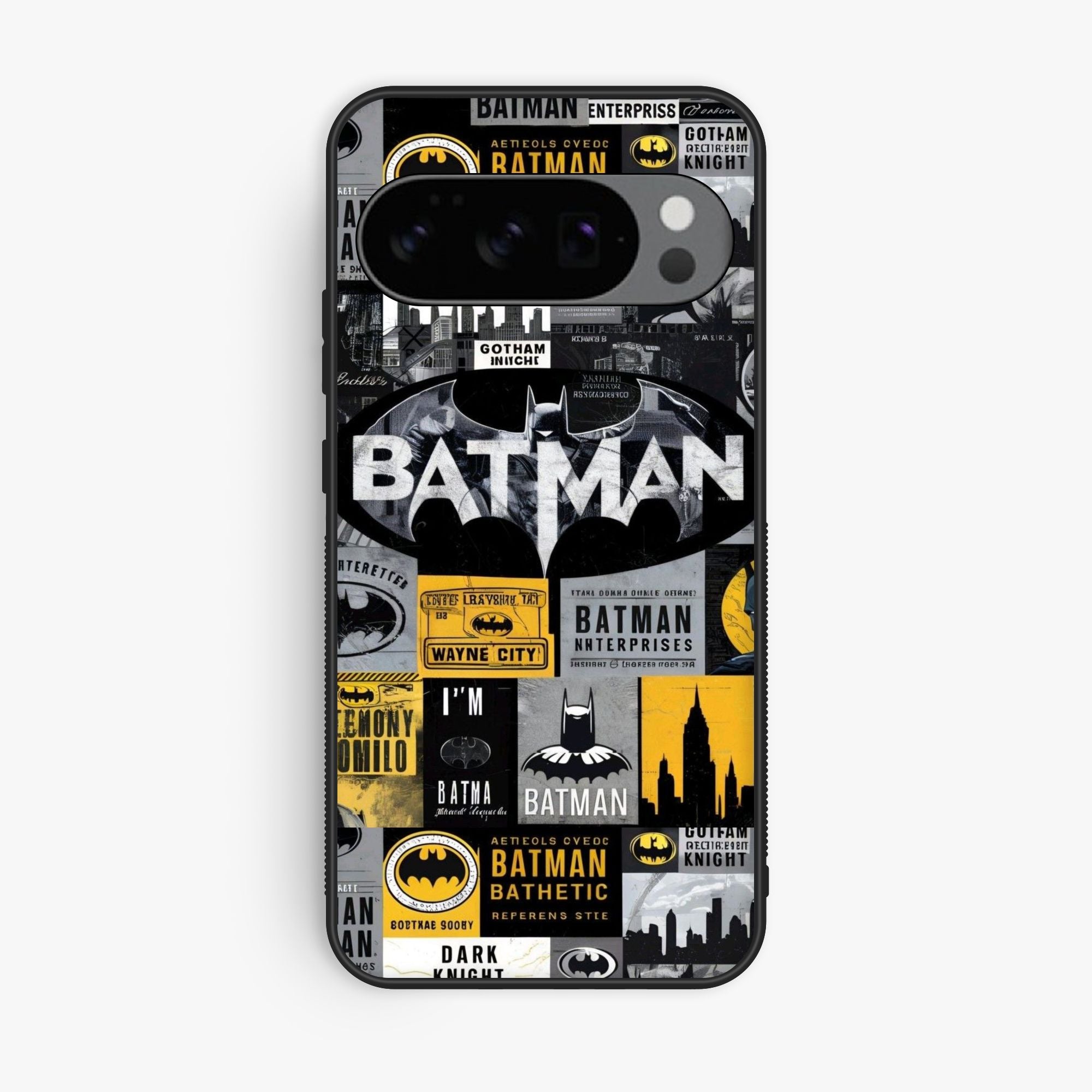 Google Pixel 10 Pro XL The Gotham Collage - Premium Glossy Phone Case