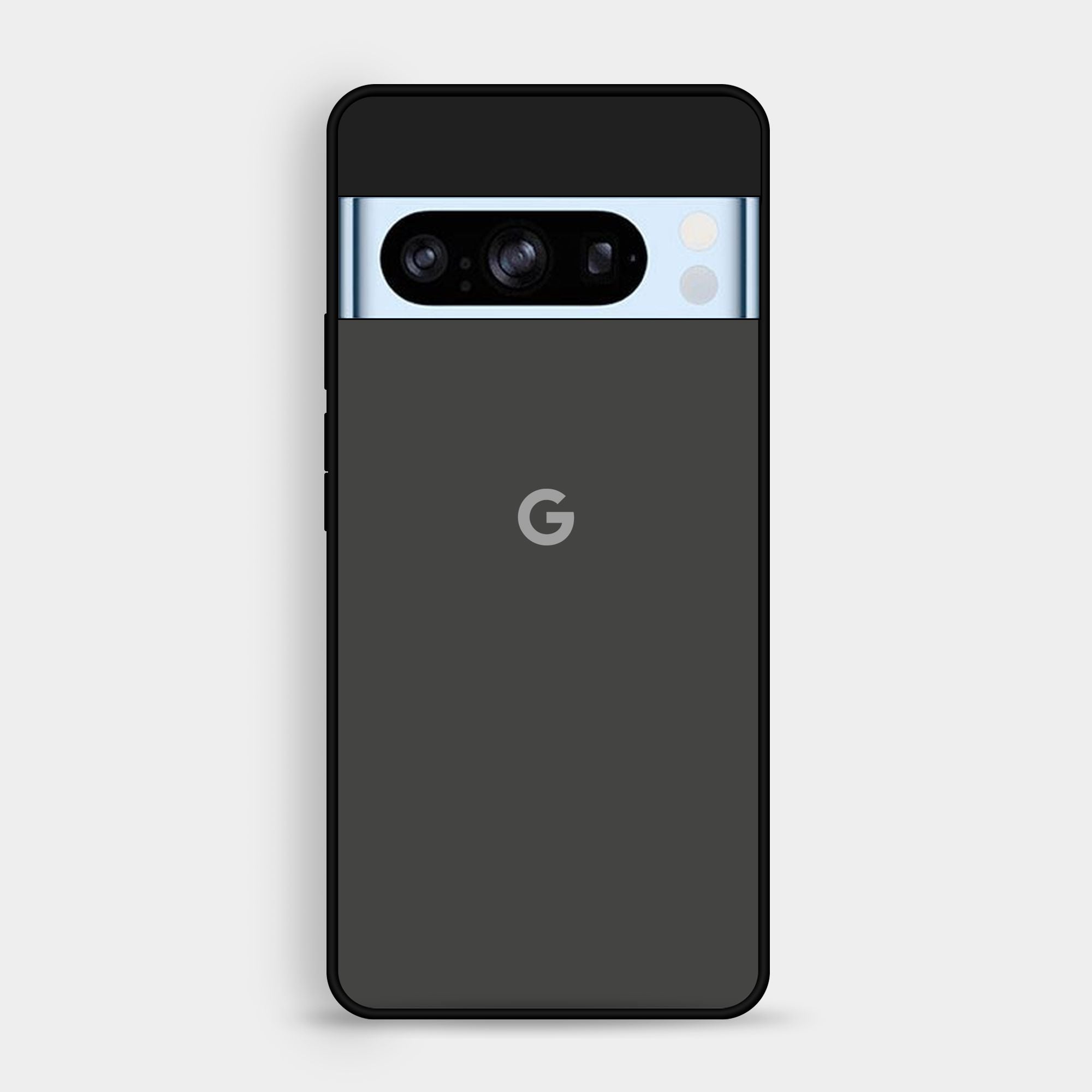 Google Pixel Google Pixel 8 Pro Dark Gray Pixel Logo Premium Glossy Phone Case