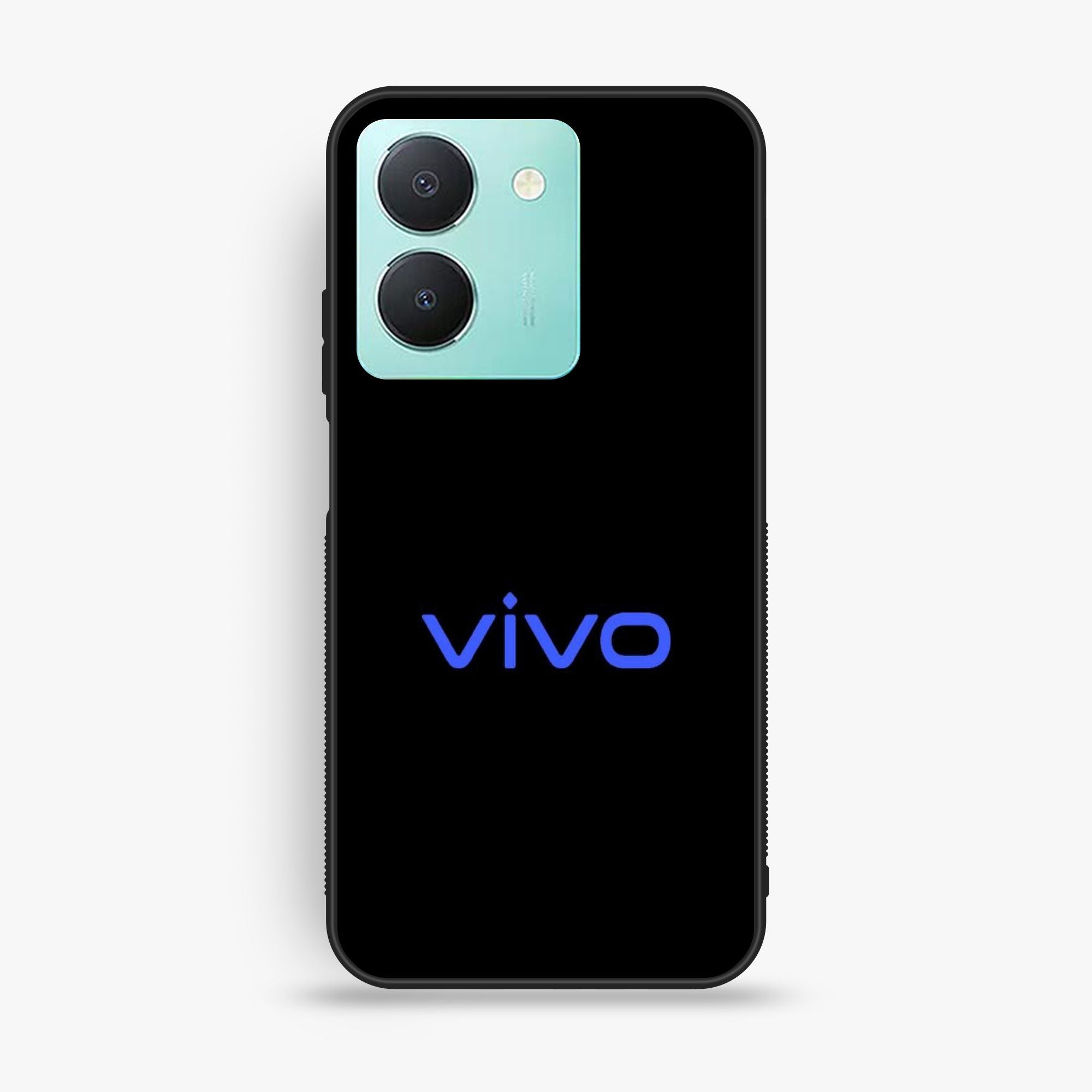 Vivo Y36 A Black Background With The - Premium Glossy Phone Case