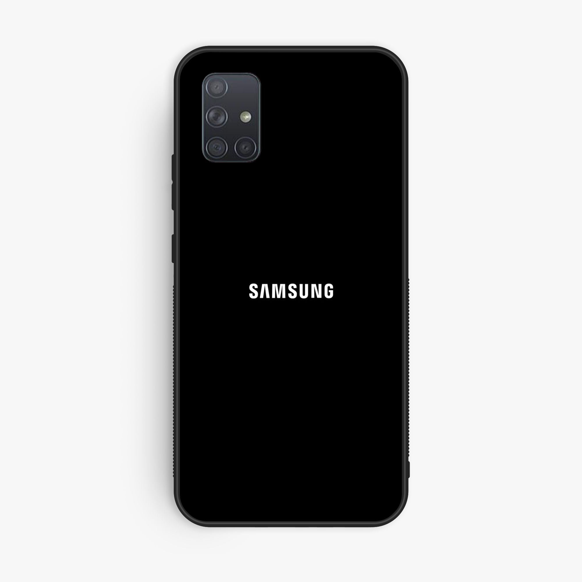 Samsung Samsung Galaxy A71 Solid Black Samsung Premium Glossy Phone Case
