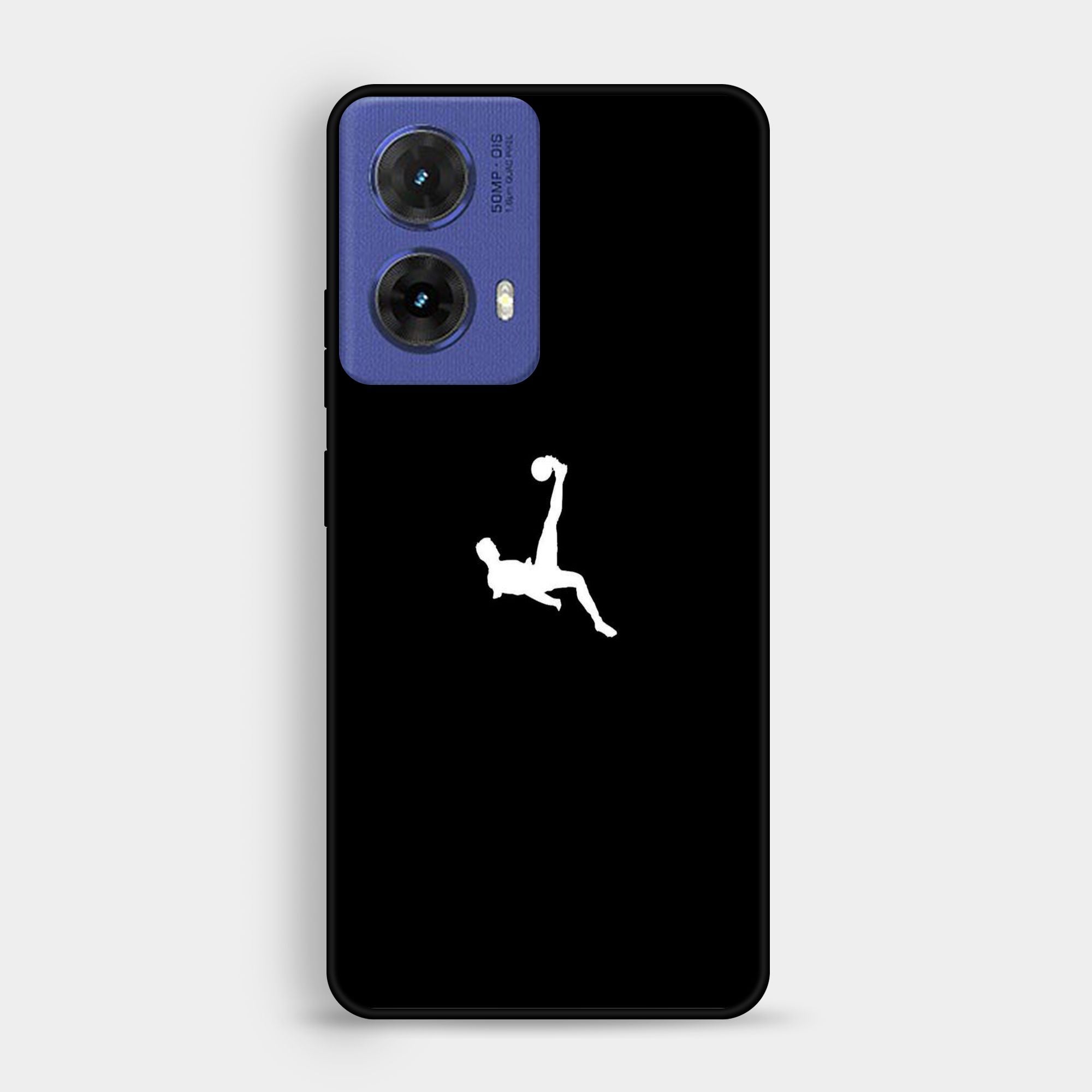Motorola Moto G85 - A Silhouette Of Man Doing - Premium Glossy Phone Case