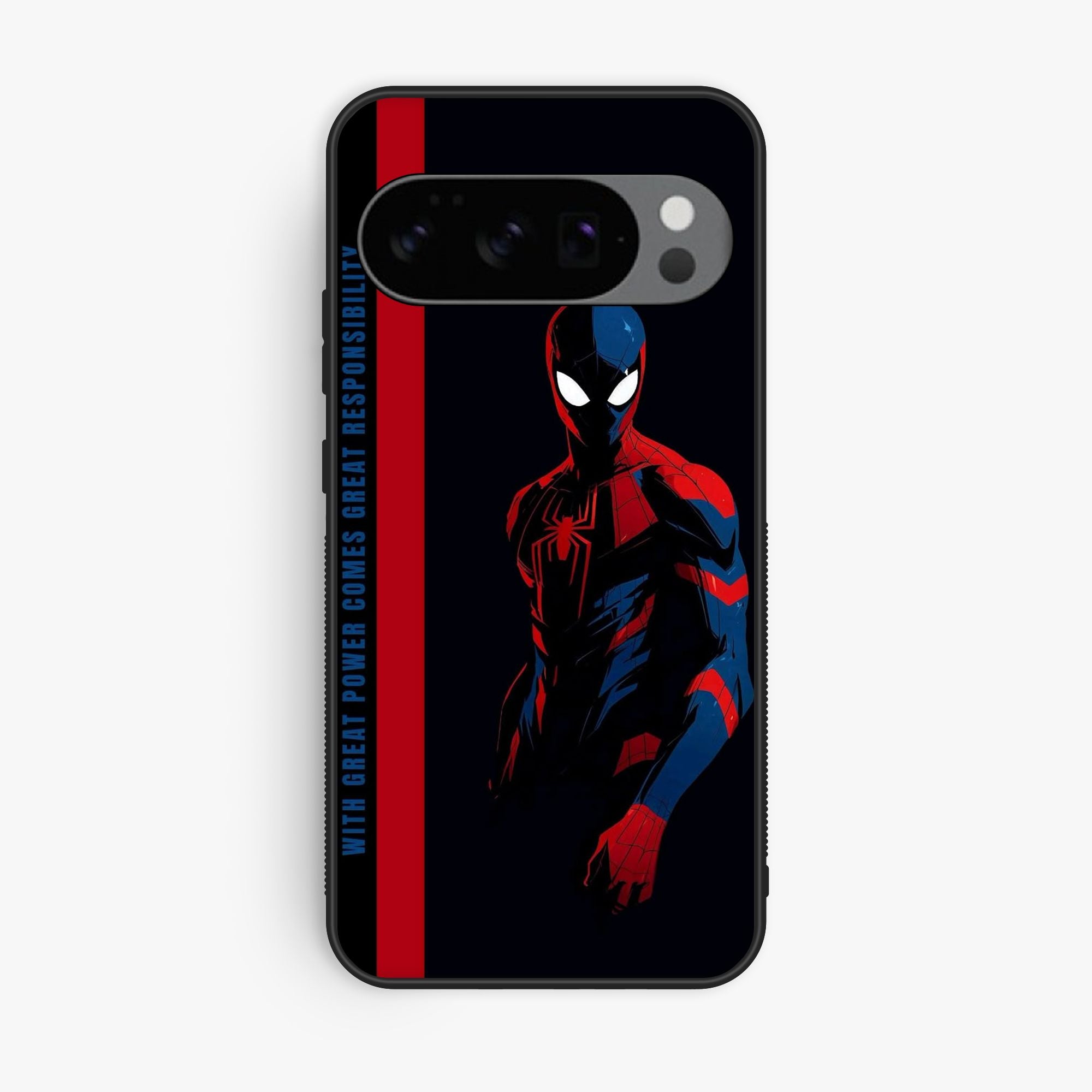 Google Pixel 10 Pro Spiderman Wallpapers - Premium Metal Printed Soft Bumper Shock Proof Case