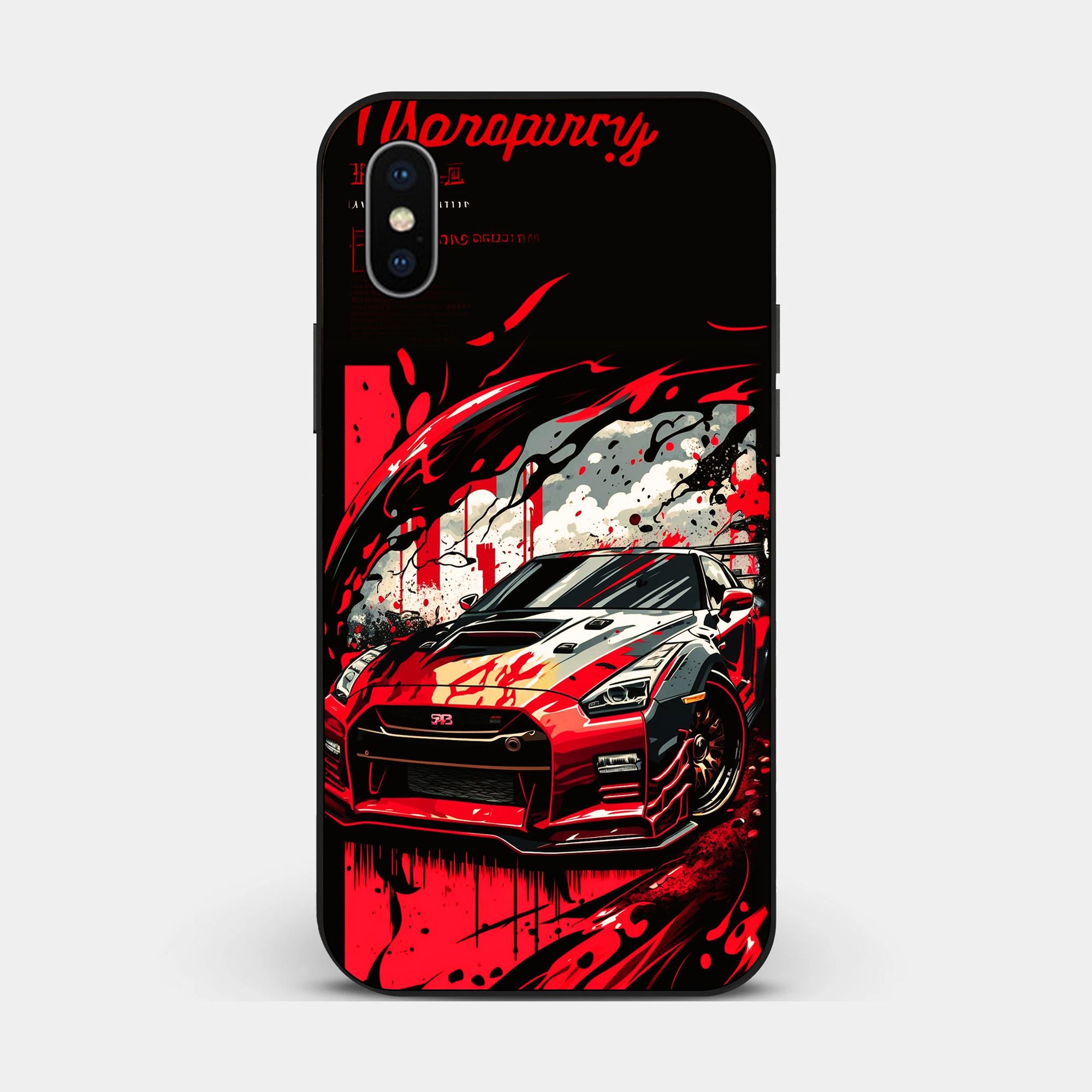iPhone XS Max - Design 023 - Premium Glossy Phone Case