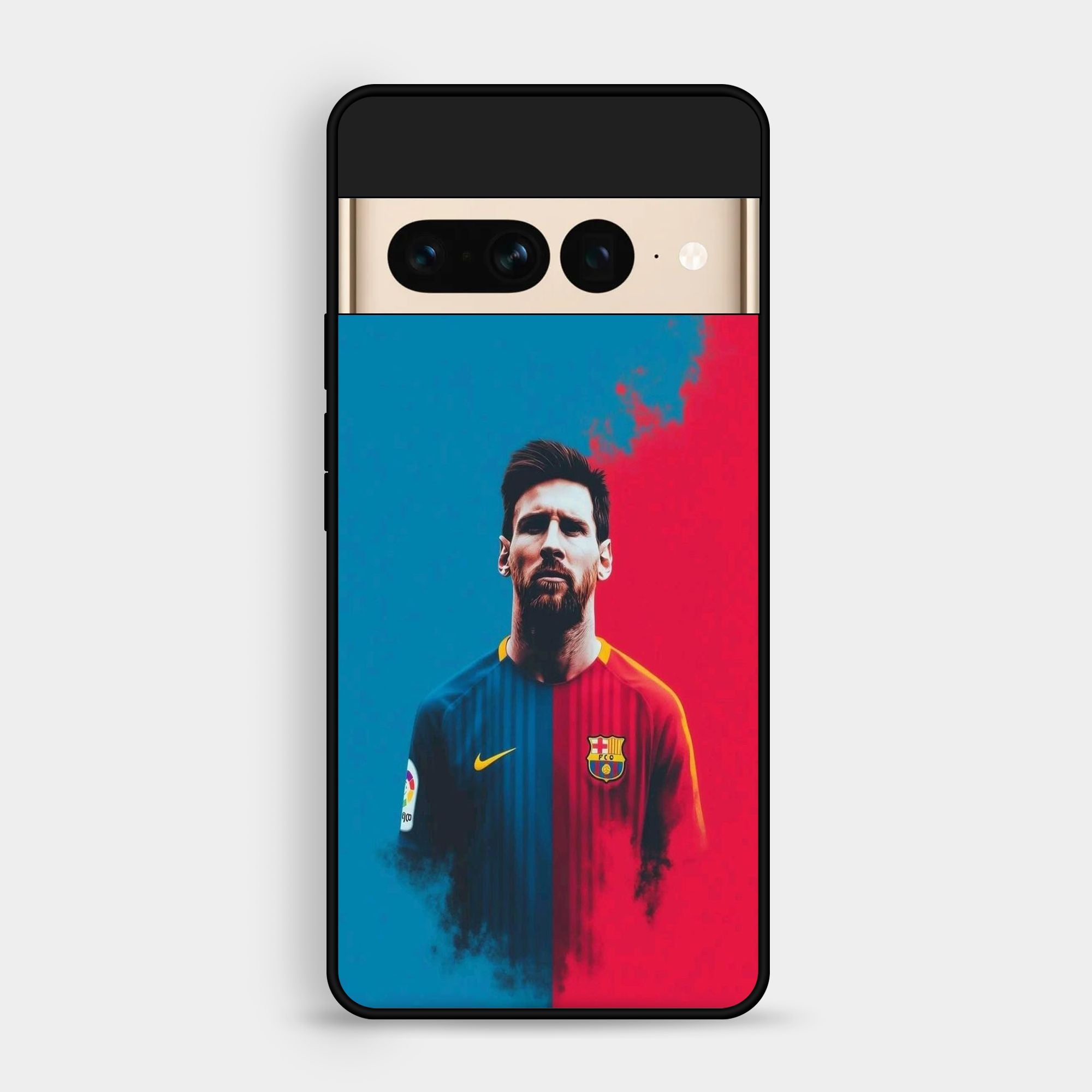 Google Pixel 7 Pro Lionel Var, Barcelona Fc, - Premium Metal Printed Soft Bumper Shock Proof Case