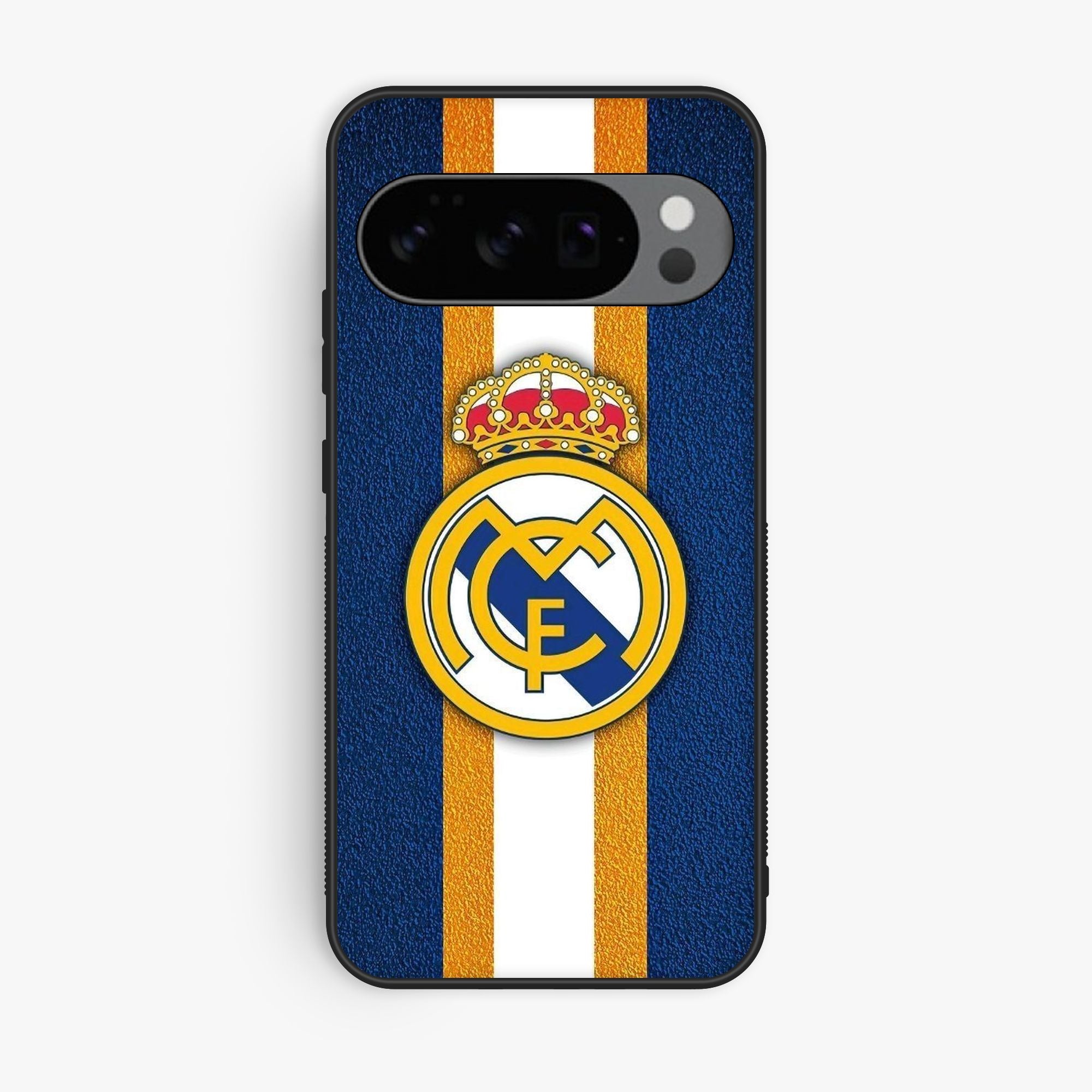 Google Pixel 10 Pro Real Madrid Wallpapers - Premium Metal Printed Soft Bumper Shock Proof Case