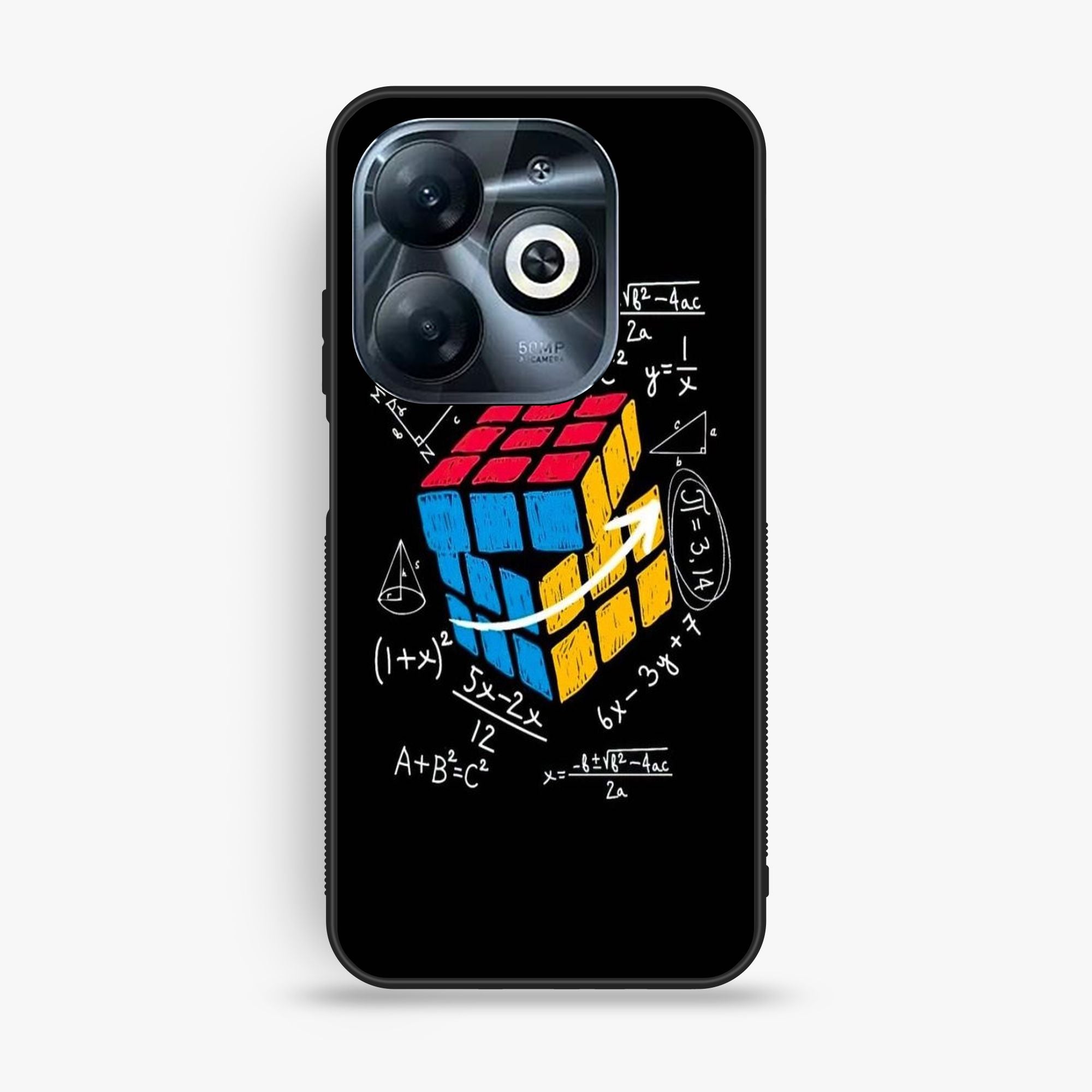 Infinix Smart 8 Pro A Black Shirt With Rub - Premium Glossy Phone Case