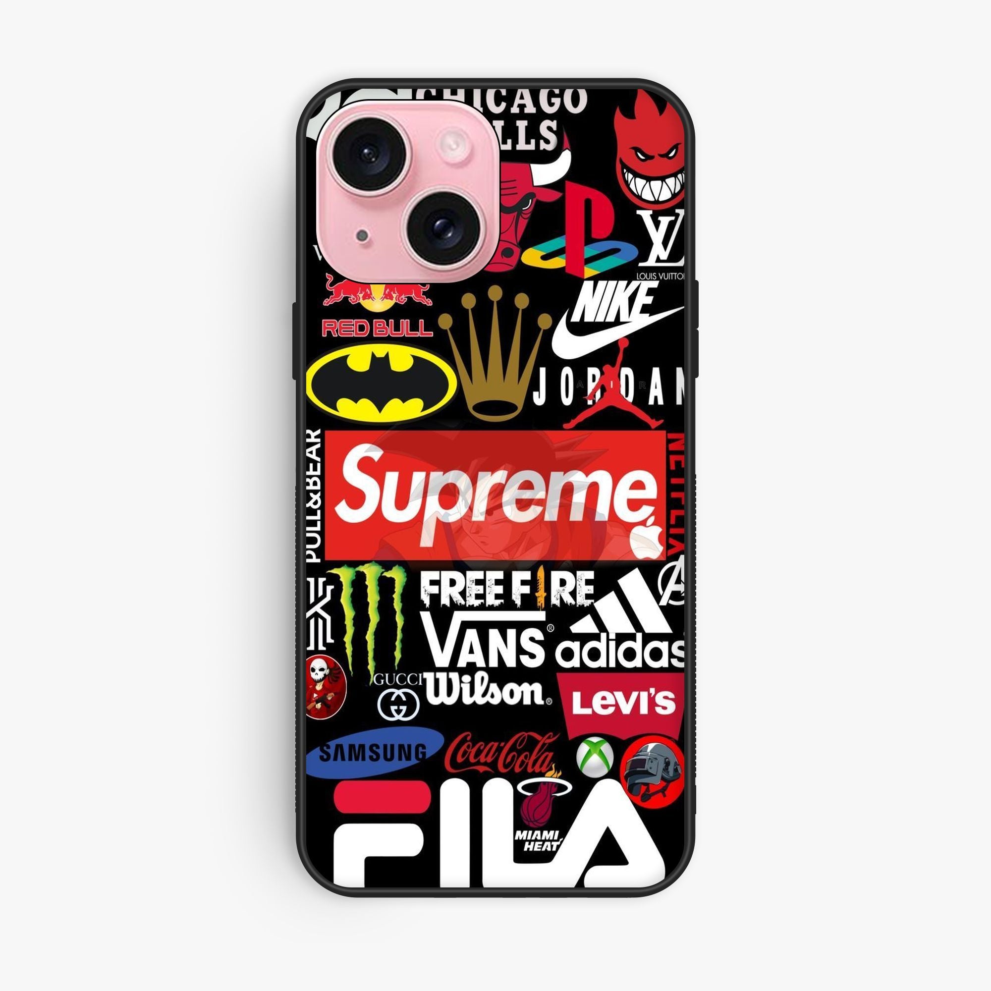 iPhone 15 - A Poster With The Logos - Premium Glossy Phone Case