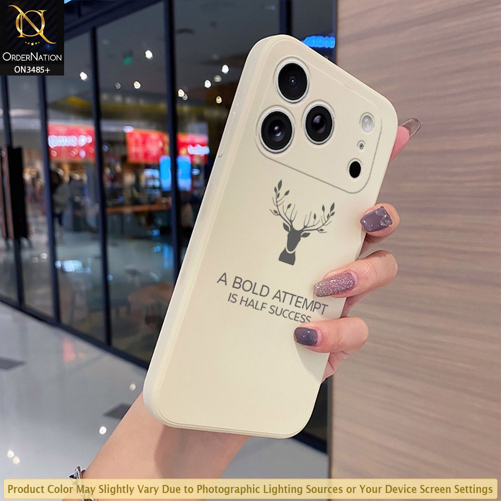 iPhone 17 Pro Max Cover - ONation Bold Series - HQ Liquid Silicone Elegant Colors Camera Protection Soft Case