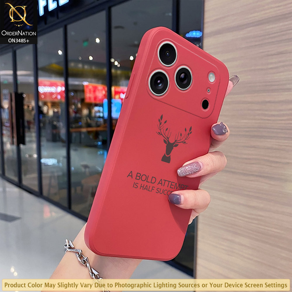 iPhone 17 Pro Max Cover - ONation Bold Series - HQ Liquid Silicone Elegant Colors Camera Protection Soft Case