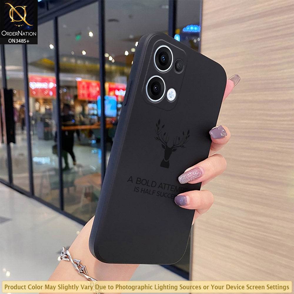 Oppo Reno 13 Cover - ONation Bold Series - HQ Liquid Silicone Elegant Colors Camera Protection Soft Case - Futurestore.pk