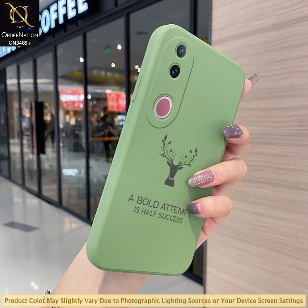 Vivo V50 Cover - ONation Bold Series - HQ Liquid Silicone Elegant Colors Camera Protection Soft Case