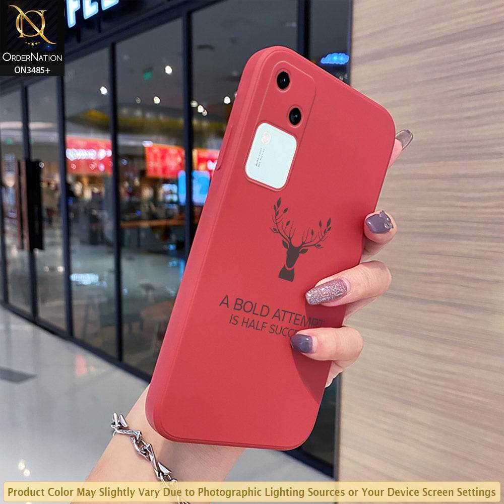 Vivo V30 Cover - ONation Bold Series - HQ Liquid Silicone Elegant Colors Camera Protection Soft Case - Futurestore.pk