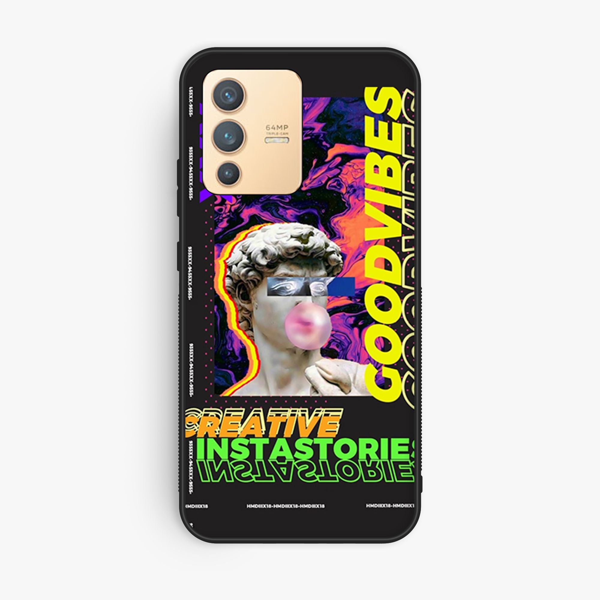 Vivo V23 5G Design 075 Premium Glossy Phone Case