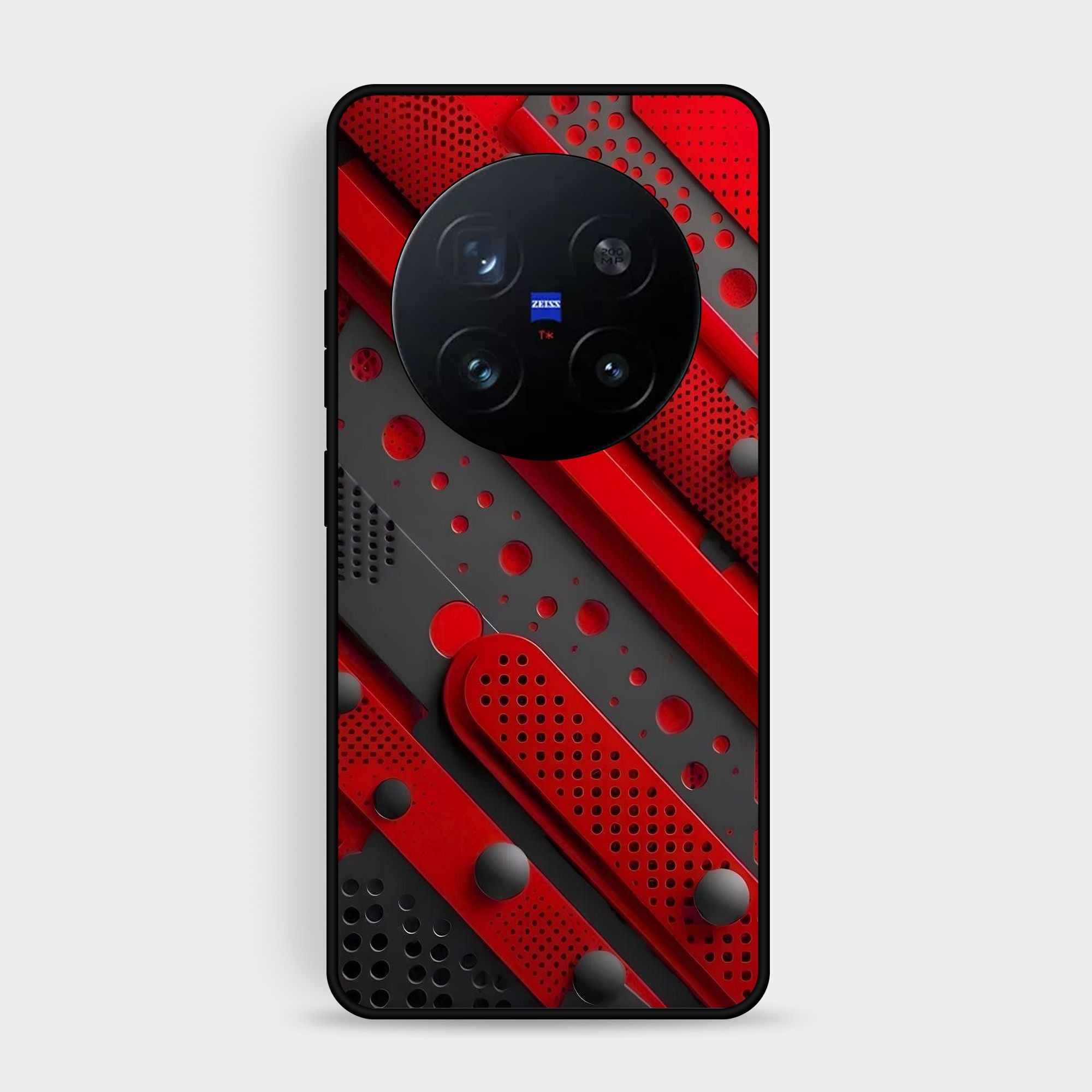 Vivo X200 Pro Red Tech - Premium Glossy Phone Case
