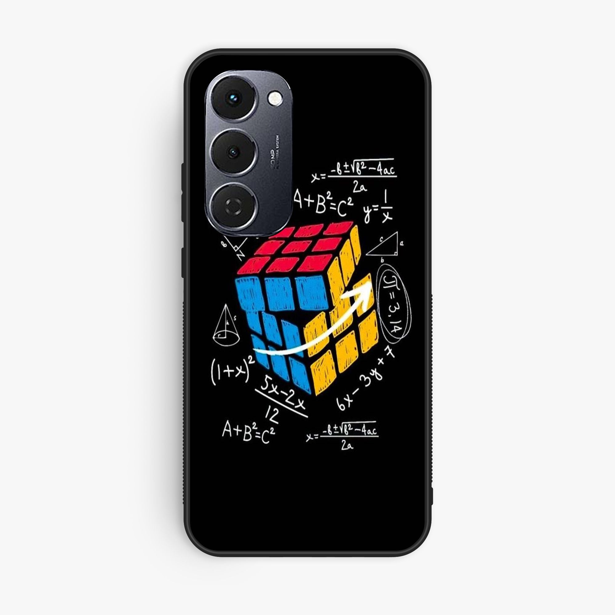 Tecno Spark 40 Pro Plus - A Black Shirt With Rub - Premium Glossy Phone Case