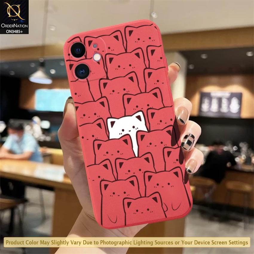 iPhone 11 Cover - ONation Be Different Series - HQ Liquid Silicone Elegant Colors Camera Protection Soft Case (Fast Delivery) (H) - Futurestore.pk