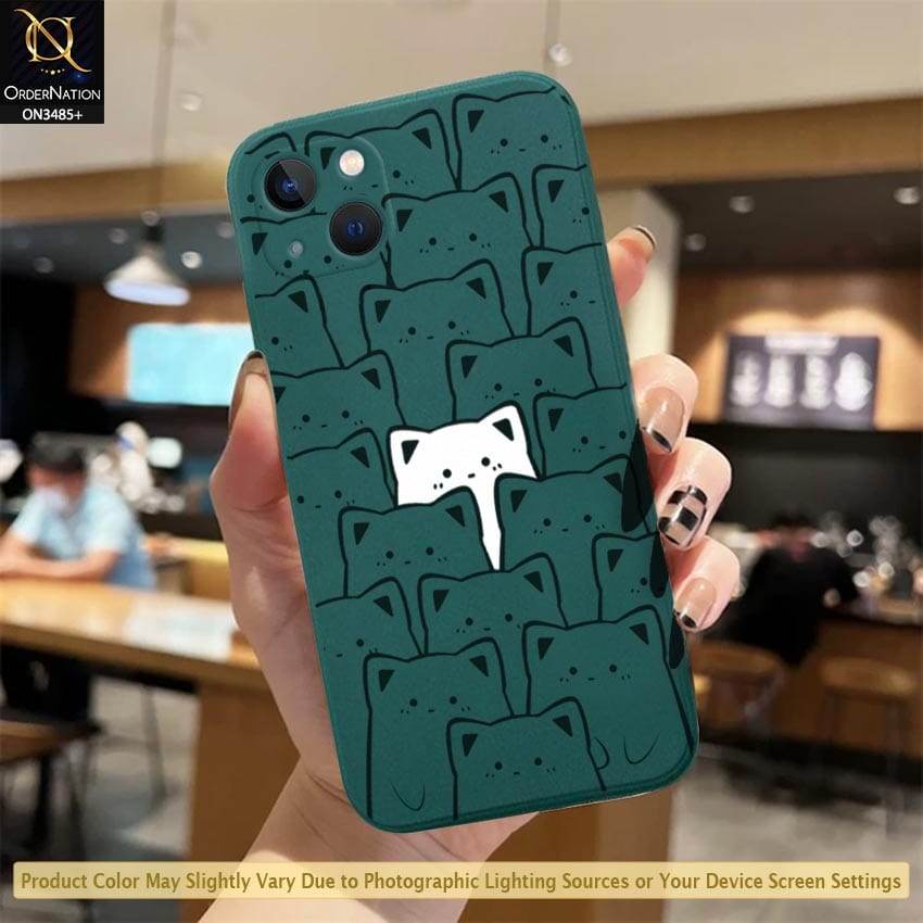 iPhone 13 Cover - ONation Be Different Series - HQ Liquid Silicone Elegant Colors Camera Protection Soft Case - Futurestore.pk