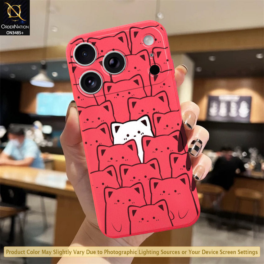 iPhone 17 Pro Max Cover - ONation Be Different Series - HQ Liquid Silicone Elegant Colors Camera Protection Soft Case