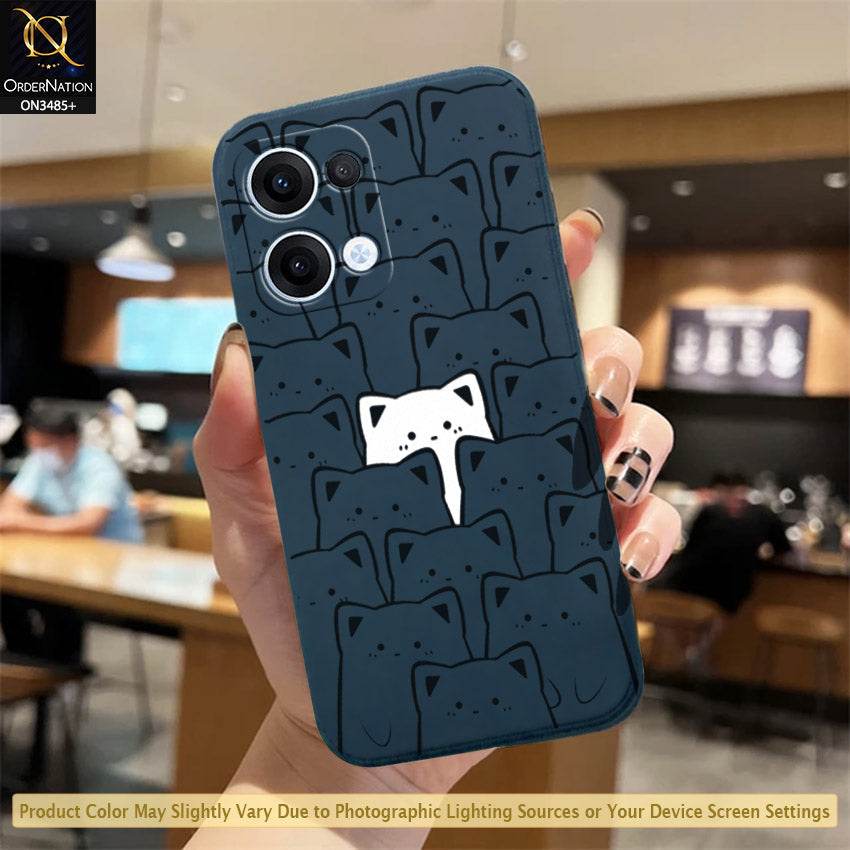 Oppo Reno 13 Cover - ONation Be Different Series - HQ Liquid Silicone Elegant Colors Camera Protection Soft Case - Futurestore.pk