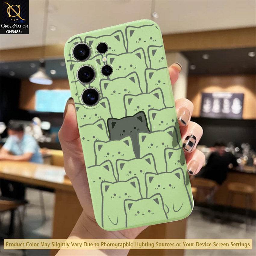 Samsung Galaxy S24 Ultra Cover - ONation Be Different Series - HQ Liquid Silicone Elegant Colors Camera Protection Soft Case - Futurestore.pk